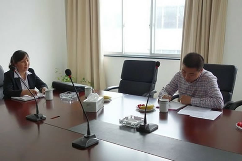 环科园党群办莅临我公司指导党建工作