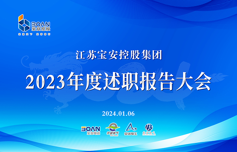 回望奋进路 启航新征程|江苏宝安控股集团2023年度述职大会圆满成功