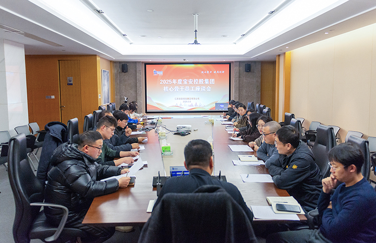 凝心聚力 破局创新——江苏宝安控股集团召开2025年度核心骨干员工座谈会