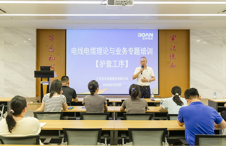 强基赋能 提质增效——宝安电缆开展电线电缆理论与业务专题培训